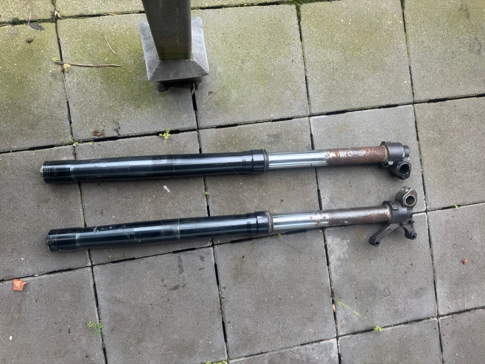 Schakelbrommer voorvorken, Fietsen en Brommers, Ophalen, Zo goed als nieuw, Uitlaat