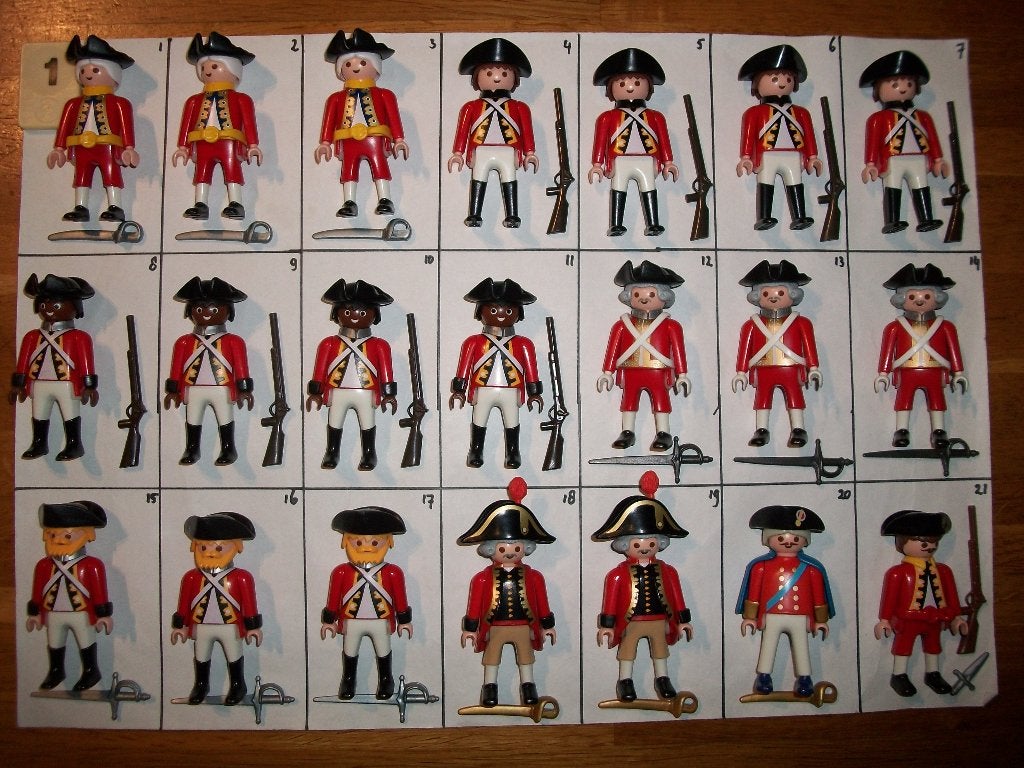 7675 Roodrokken, engelse officieren, soldaten, generaals, Ophalen of Verzenden, Nieuw, Complete set