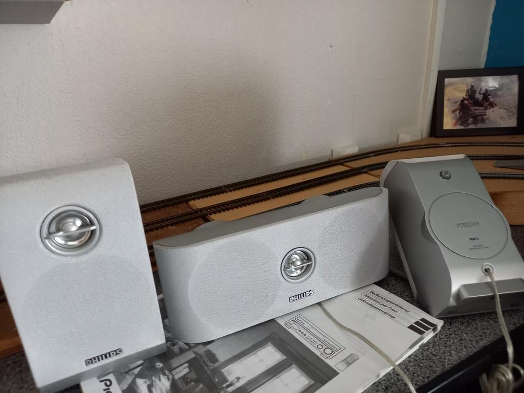 Philips CSW 3900 Speaker Set - Hoge Tonen Speakers, Audio, Tv en Foto, Luidsprekers, Philips, Gebruikt, Ophalen of Verzenden, Surroundset zonder subwoofer
