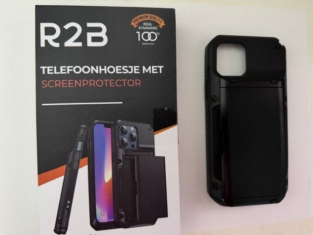 2x Iphone 14 pro hoes magsafe & cardhouder & screenprotector, Ophalen, Gebruikt, Inclusief screenprotector, IPhone 14