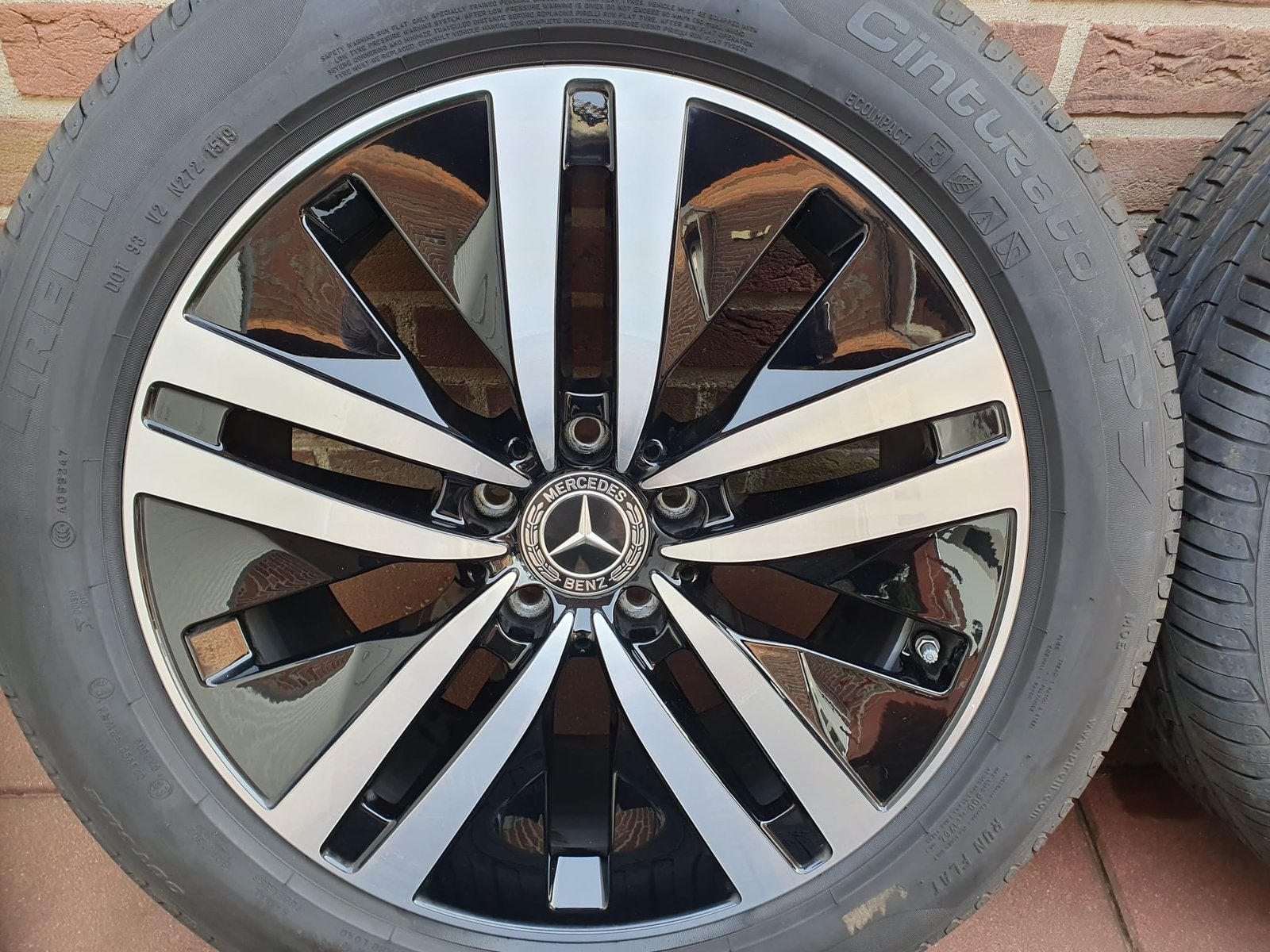 Mercedes velgen met zomerbanden 245/50/18 inch 5x112 W222, Auto-onderdelen, Banden en Velgen, Ophalen, 18 inch, Banden en Velgen