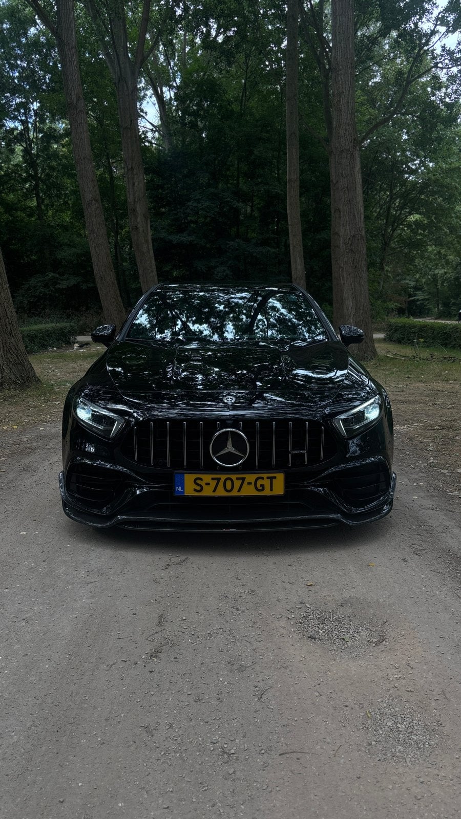 Mercedes-Benz A-klasse AMG 45 S 4MATIC FULL OPTION, Auto's, Mercedes-Benz, Automaat, 4 cilinders, Zwart, 1560 kg