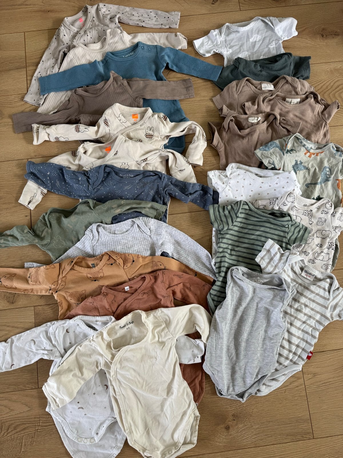 Mega pakket rompers maat 62/68 (24 stuks), Ophalen of Verzenden, Gebruikt, Jongetje, Nacht- of Onderkleding