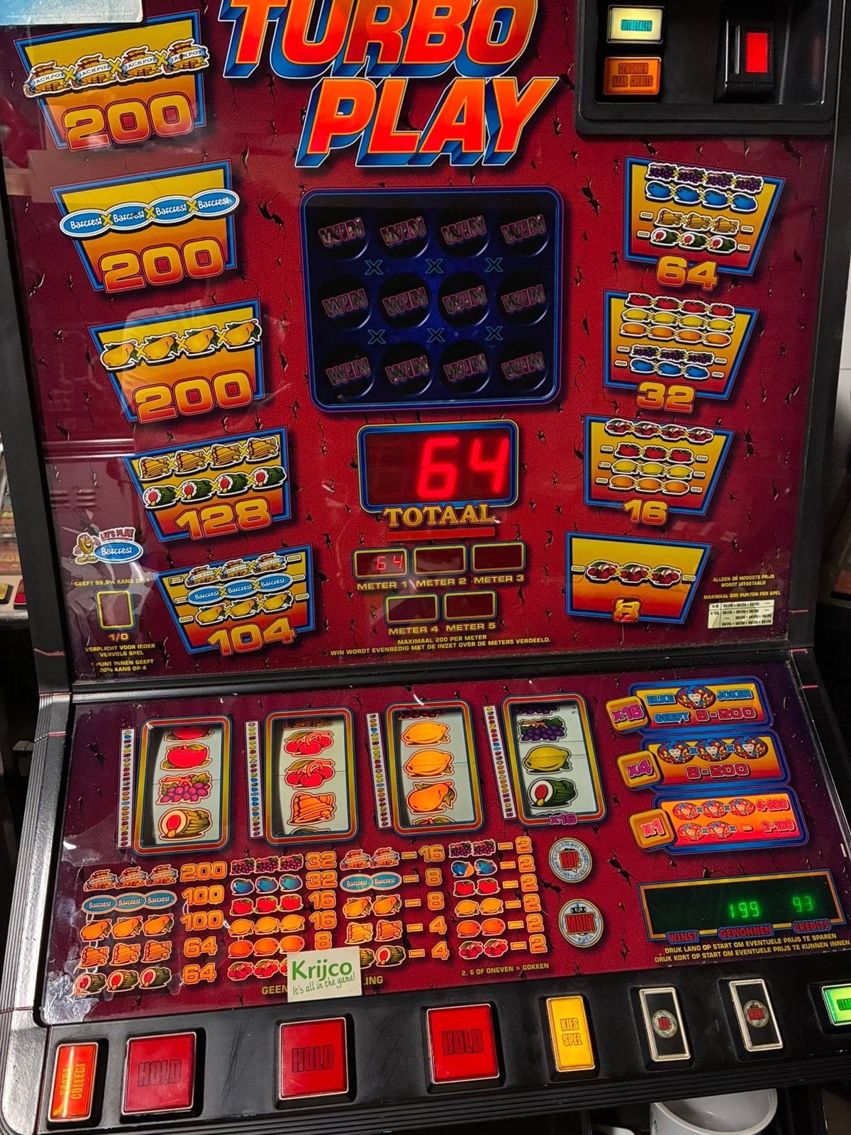 Turbo Play eerste versie! (Barcrest), Euro, Ophalen, Zo goed als nieuw