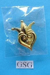 Symbolica hart goud nr. EPP50920-01, Verzamelen, Efteling, Ophalen, Nieuw, Button of Speldje