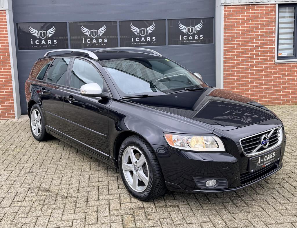 Volvo V50 2.0 Limited Edition Trekhaak Navi Leer, Auto's, Volvo, Gebruikt, 4 cilinders, Met garantie (alle), Zwart