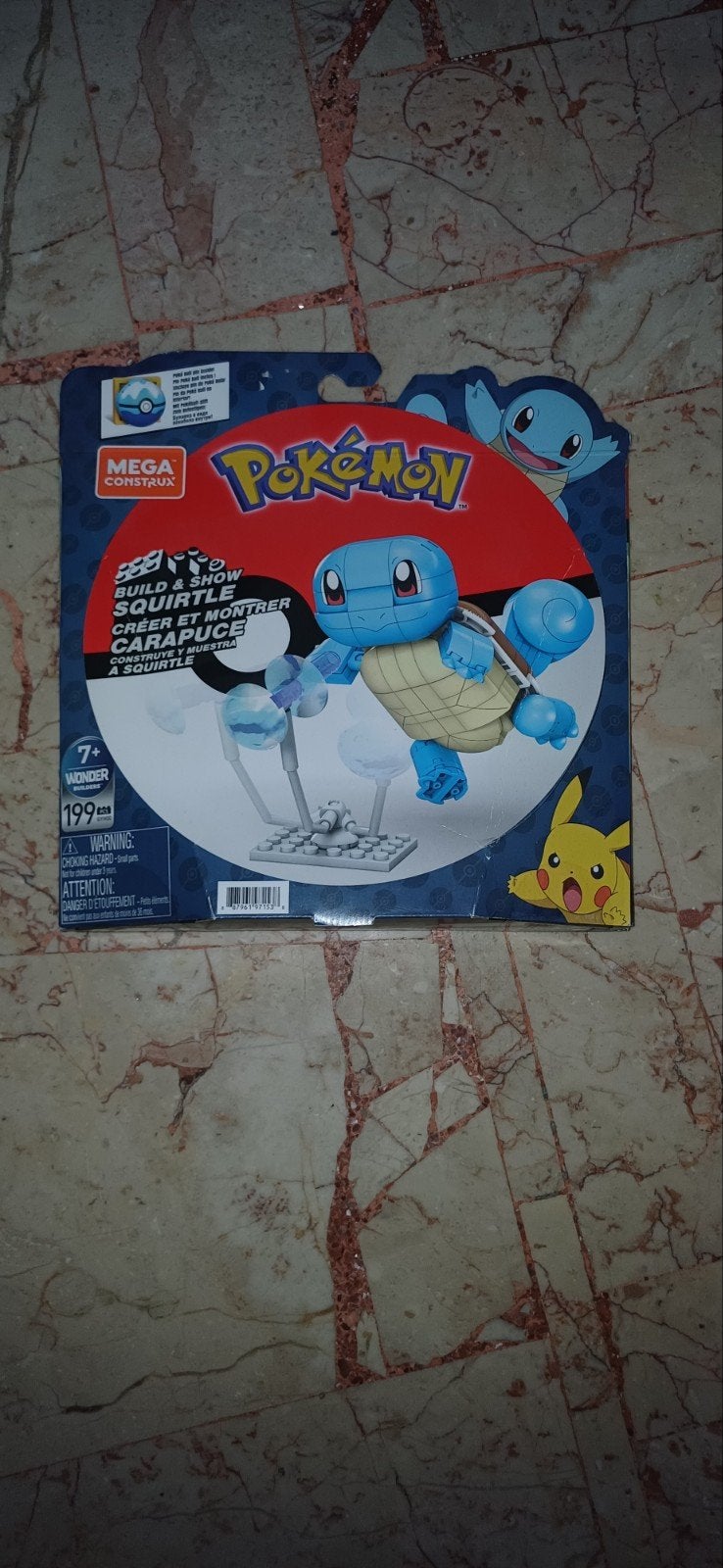 Mega build construx Pokémon Squirtle Bouwset - Nieuw in doos, Ophalen, Nieuw, Overige merken