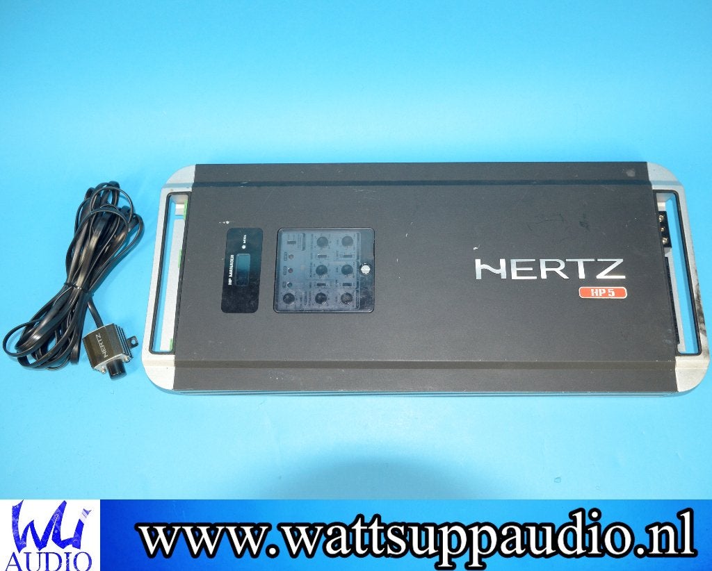 Hertz HP5 5 kanaals versterker incl remote controller, Auto diversen, Autospeakers, Gebruikt, ., Ophalen of Verzenden, .