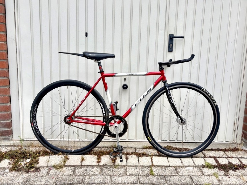Unieke FUJI fixed gear van 49 cm, met mooie componenten., Fietsen en Brommers, Aluminium, 49 tot 53 cm, Zo goed als nieuw, Ophalen