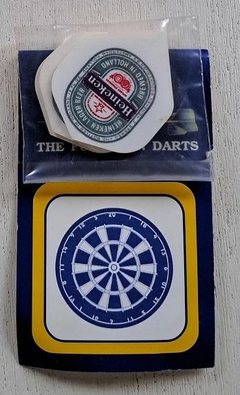 Heineken Lager Beer Dart Flights 3 st., Verzamelen, Ophalen of Verzenden, Nieuw, Reclamebord, Plaat of Schild, Heineken