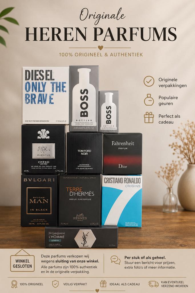 Diverse herenparfums te koop!, Ophalen of Verzenden, Nieuw