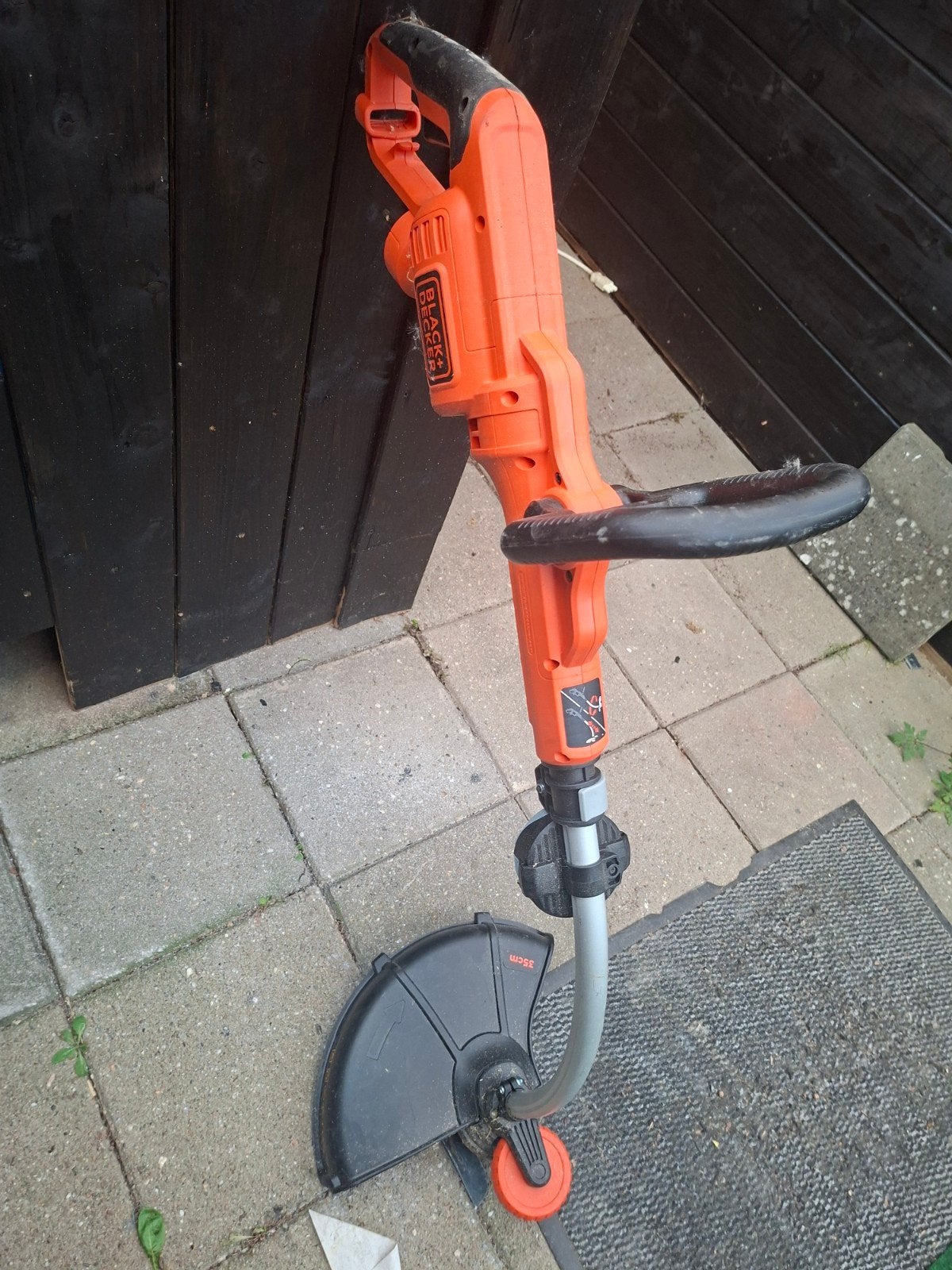 Black+Decker grastrimmer zgan!, Gebruikt, Black+Decker, Ophalen of Verzenden, 30 tot 50 cm