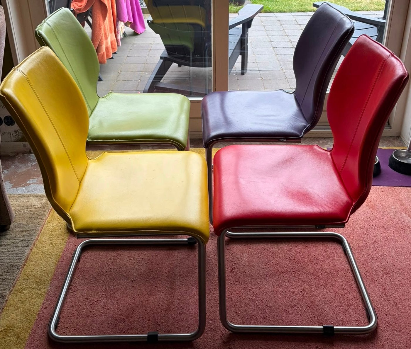 4 eetkamerstoelen Luna bree’s new world, Ophalen, Gebruikt, Overige kleuren, Vier
