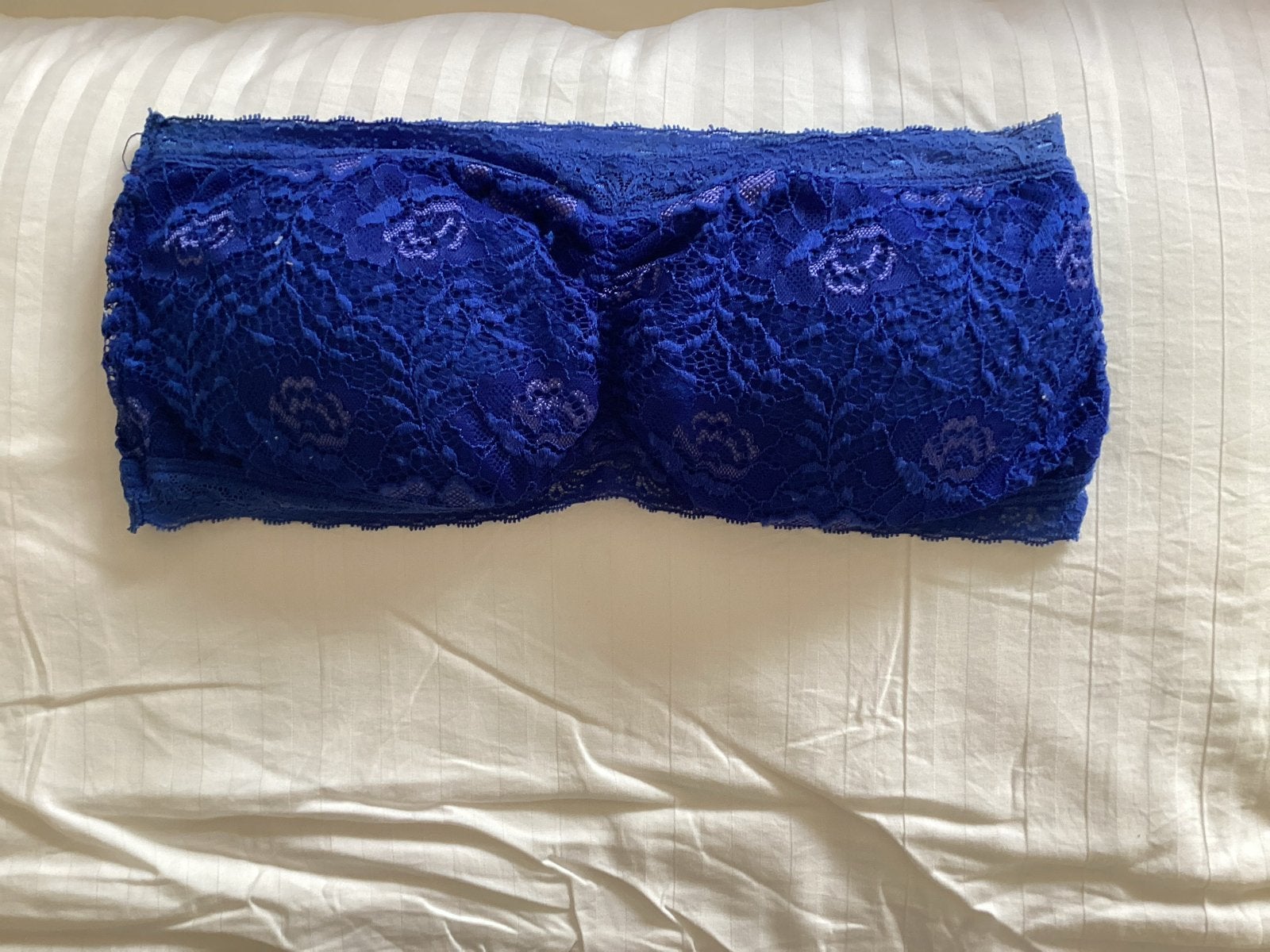 Hunkemöller blauwe kanten bralette, Ophalen of Verzenden, Blauw, BH