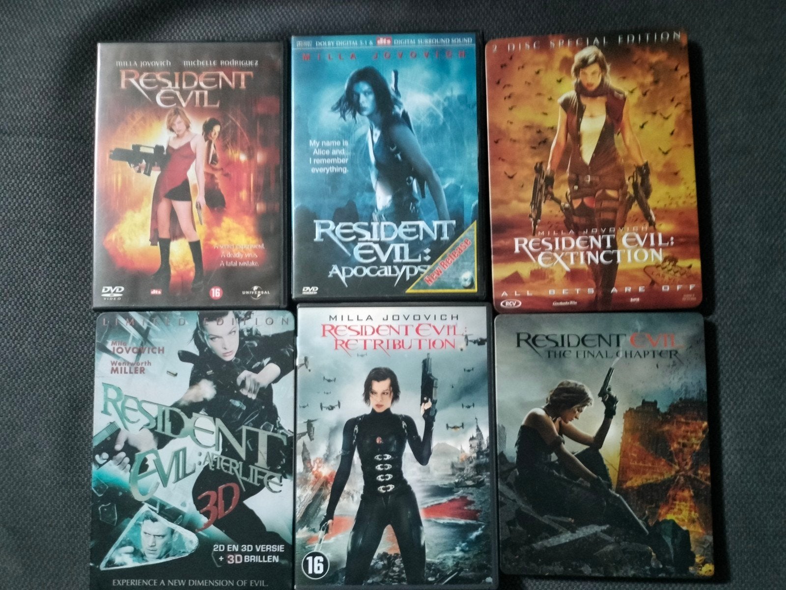 Resident Evil 6 films, Vanaf 16 jaar, Ophalen of Verzenden, Zo goed als nieuw