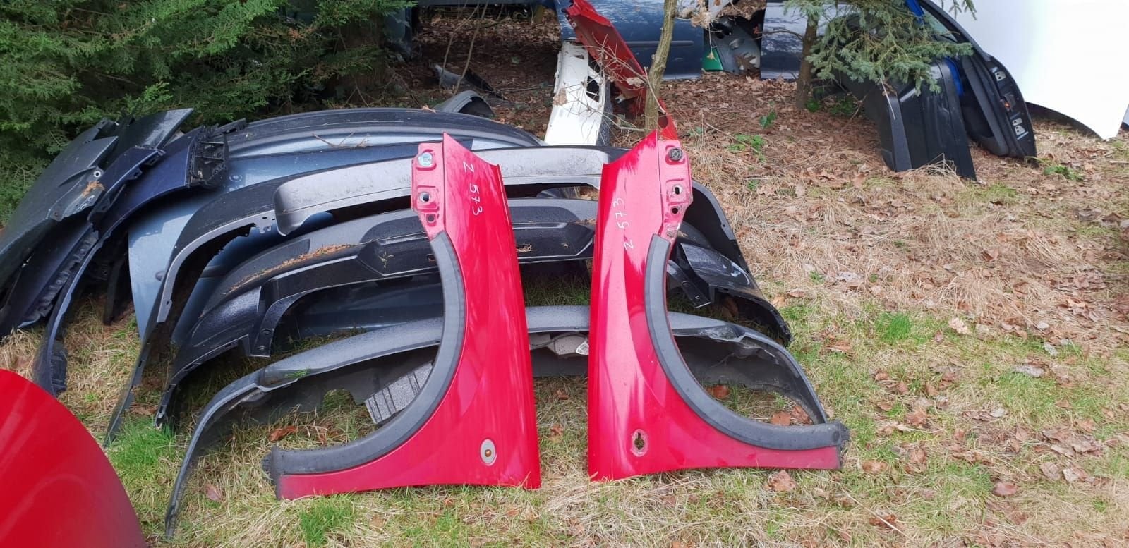 OPEL CORSA C VOORSCHERMEN LINKS+RECHTS, Gebruikt, -, -, Ophalen of Verzenden