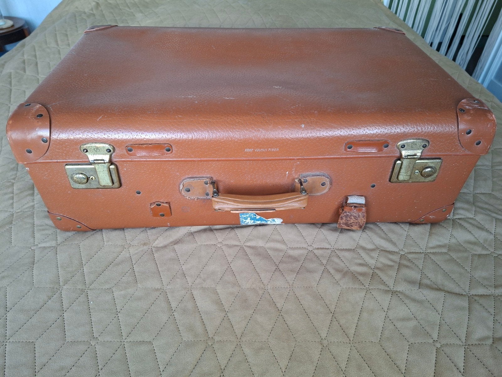 Retro Koffer - Vintage Reiskoffer met Goede Sluiting, Verzamelen, Retro, Ophalen, Huis en Inrichting