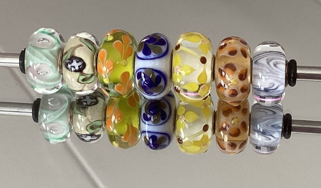 Trollbeads 7 Uniekjes, Sieraden, Tassen en Uiterlijk, Ophalen of Verzenden, Nieuw, Zilver, Trollbeads