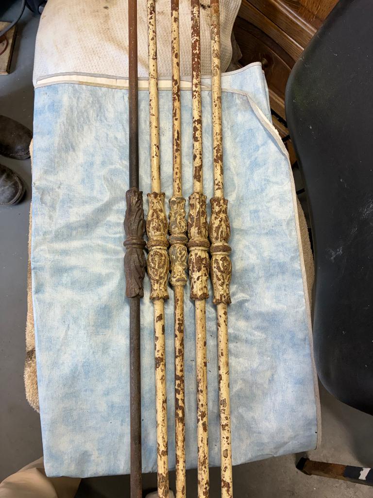 Oude trapspijlen, Ophalen of Verzenden, Gebruikt, 50 tot 100 mm, Overige typen