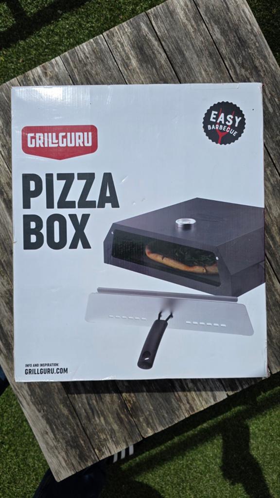 Grill Guru Pizza Box

- Pizza oven voor op gasbarbecue, Ophalen, Nieuw, Grillguru