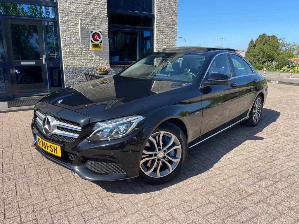Mercedes-Benz C-klasse 350 e- panodak-360cam-nav, Automaat, Achterwielaandrijving, Gebruikt, Euro 6