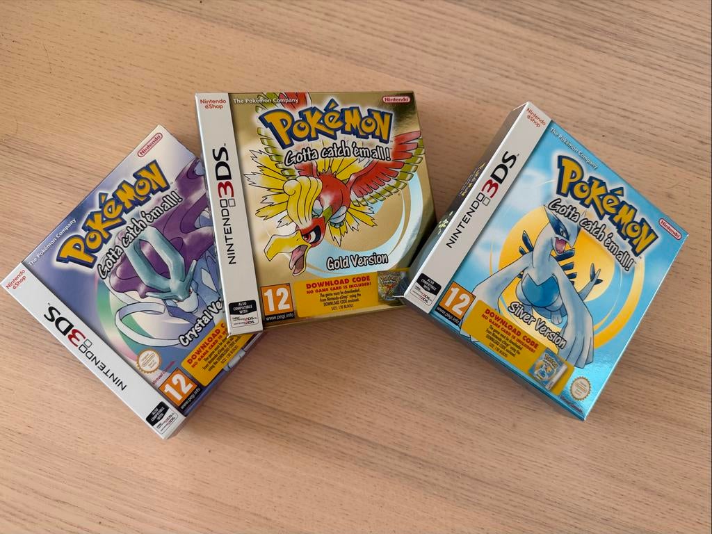 Pokémon Gold, Silver & Crystal 3DS - Nieuw en Ongeopend, 1 speler, Nieuw, Ophalen of Verzenden, Role Playing Game (Rpg)