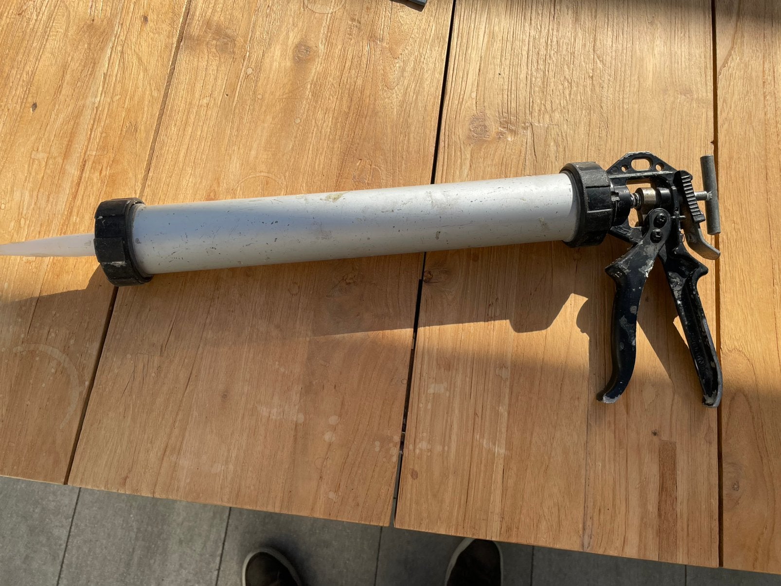ALUMINIUM KITSPUIT VOOR WORSTEN, Ophalen of Verzenden, Zo goed als nieuw, Kitspuit