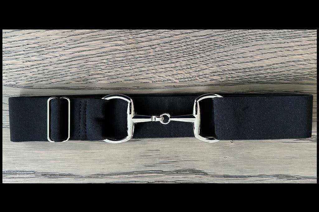 Zwart - Zilver - Paardrij Riem - Trensriem - Paardrijriem -, Ophalen of Verzenden, Nieuw, Springen, Overige typen