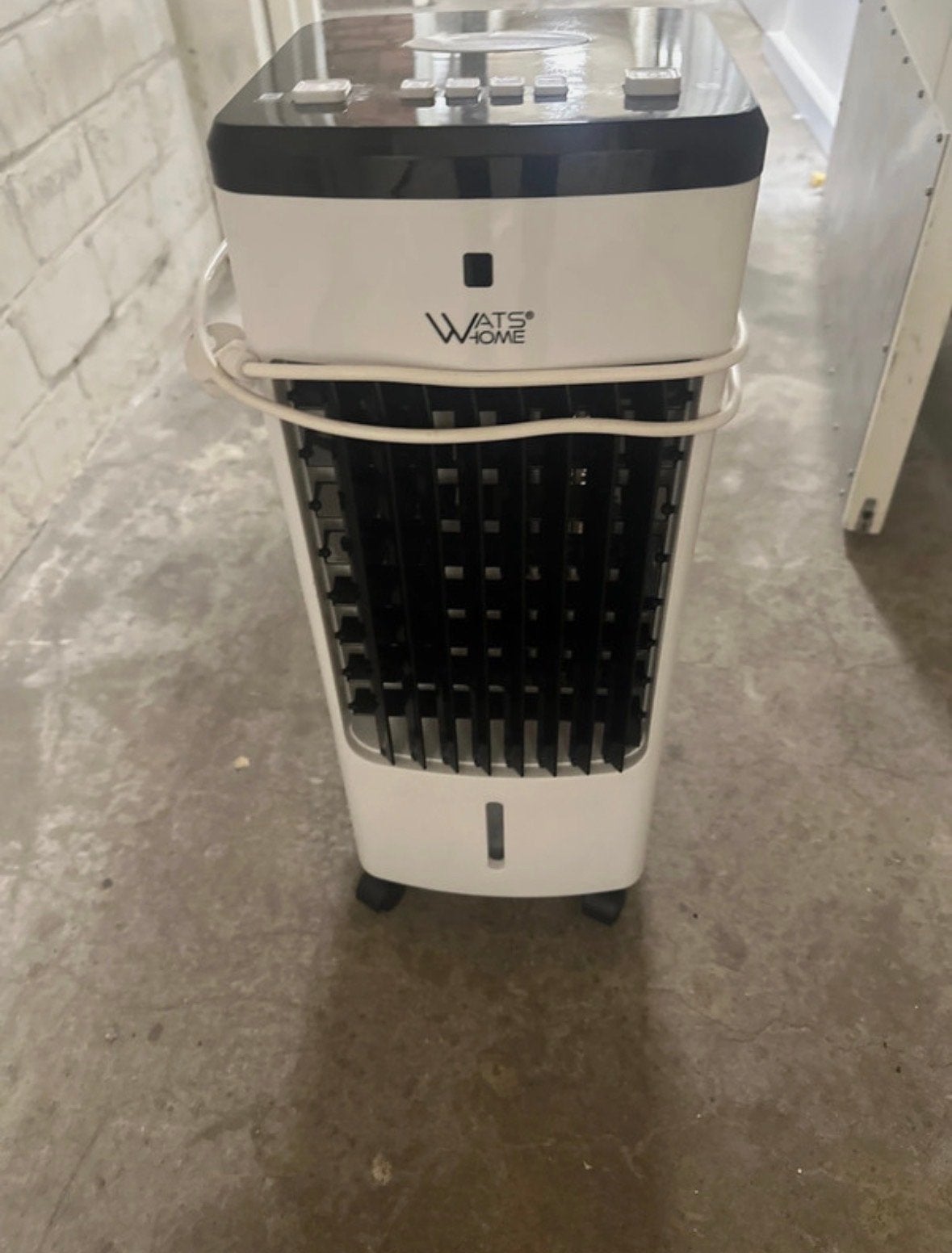 WATS HOME Torenventilator - Wit/Zwart, Witgoed en Apparatuur, Ophalen of Verzenden, Zo goed als nieuw, Torenventilator