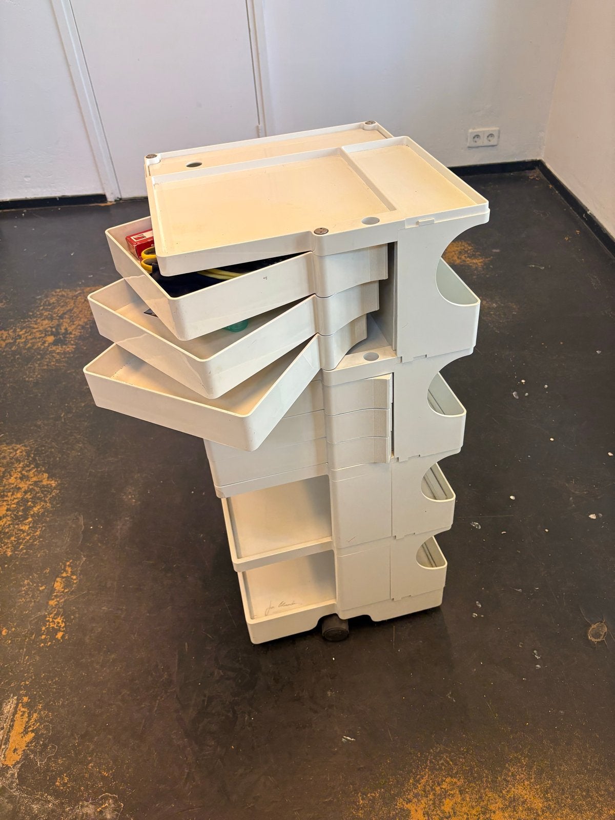 Joe Colombo Boby Trolley - Vintage Design Opbergmeubel, Huis en Inrichting, Ophalen, Gebruikt