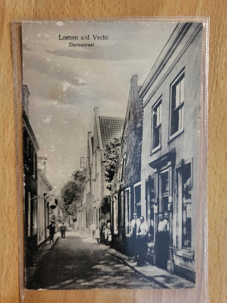 ansicht Loenen a/d Vecht Dorpstraat PRACHTIG, Ophalen of Verzenden, Voor 1920, Utrecht