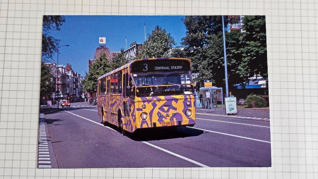 Foto BUS GVB Groningen 63, Verzamelen, Spoorwegen en Tramwegen, Verzenden, Gebruikt, Bus of Metro, Overige typen