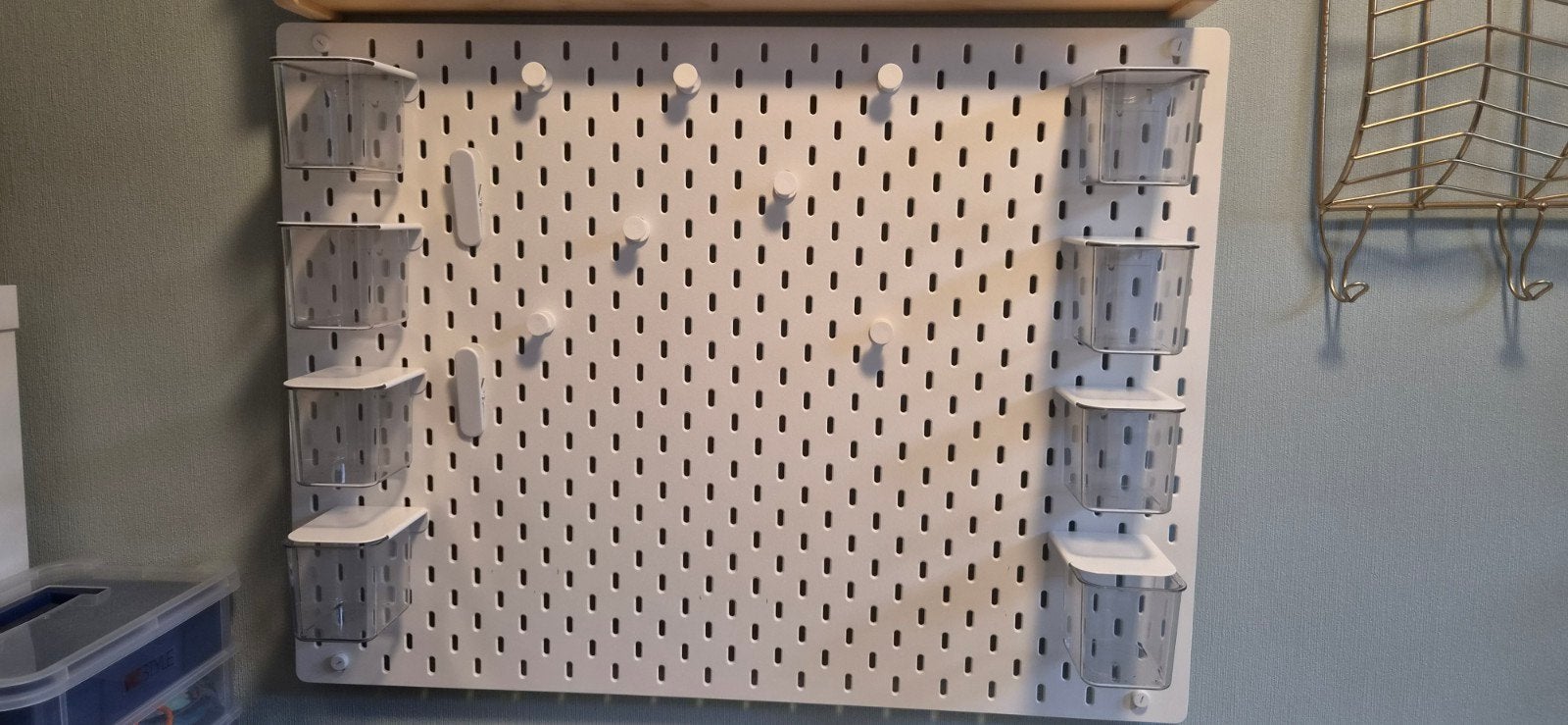 IKEA Skadis wandplank met toebehoren, Ophalen