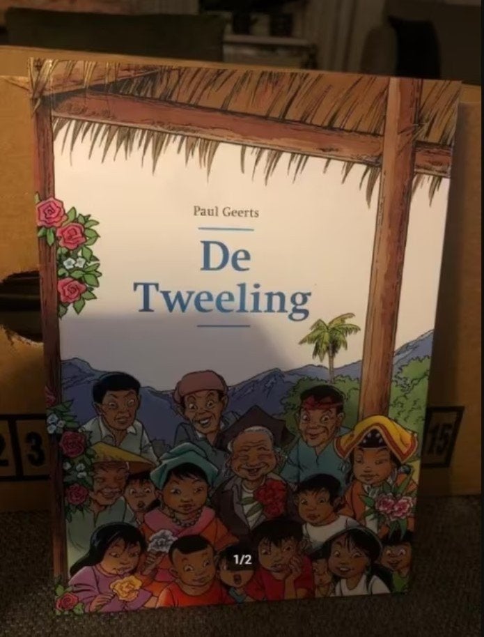 de tweeling paul geerts hardcover g6, Boeken, Stripboeken, Eén stripboek, Ophalen of Verzenden, Zo goed als nieuw