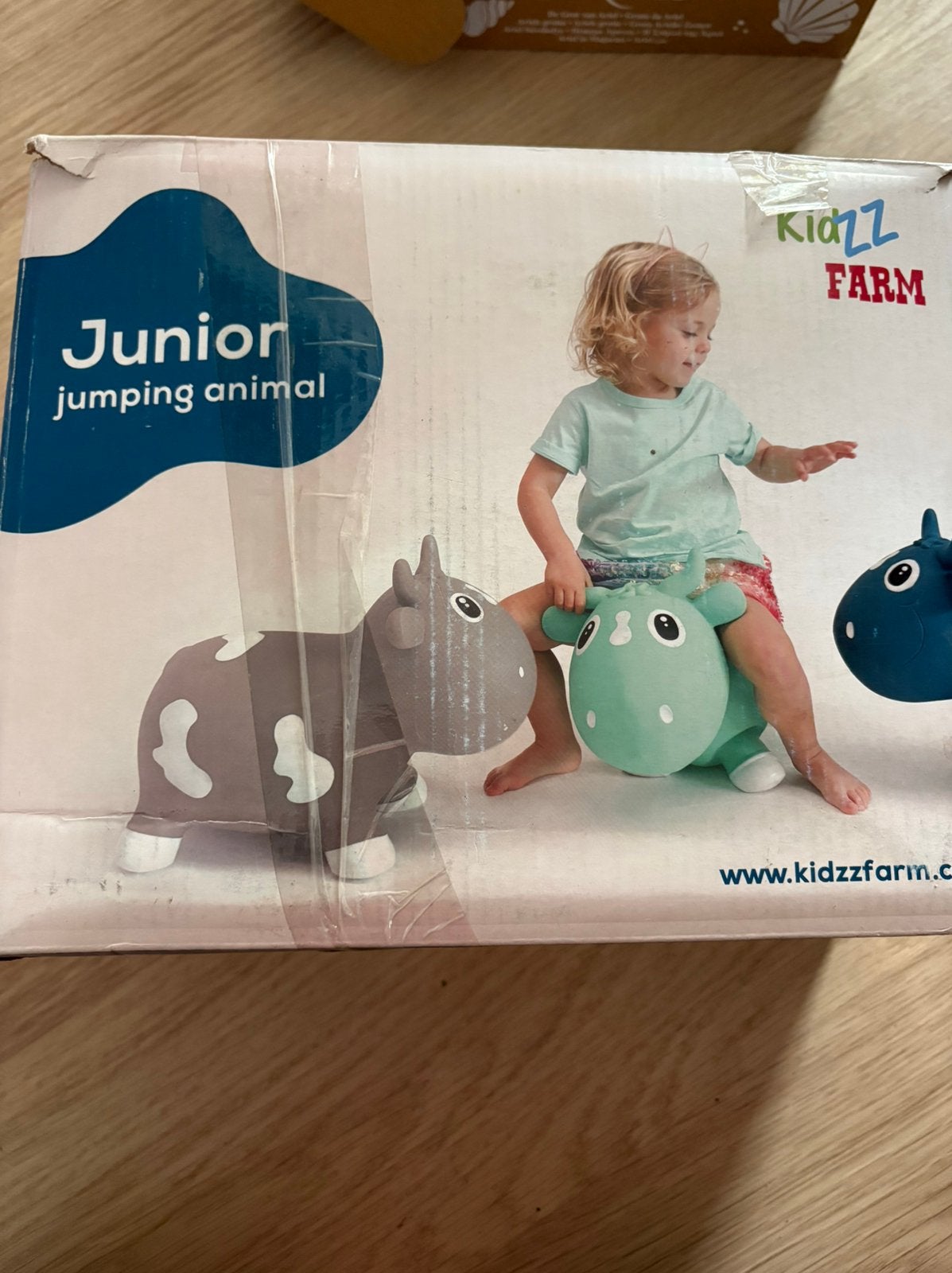 Nieuwe opblaasfiguur skippy koe kidzzfarm, Ophalen of Verzenden, Nieuw