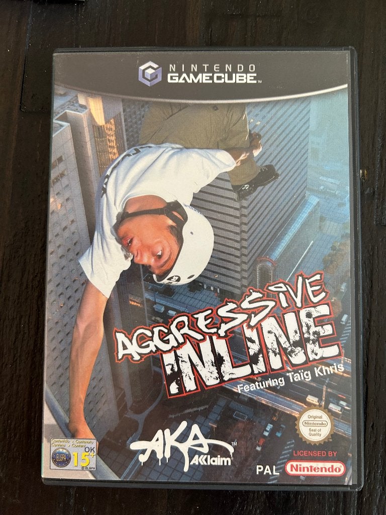Gamecube spel aggressive inline akklaim, Gebruikt, 1 speler, Eén computer, Ophalen of Verzenden
