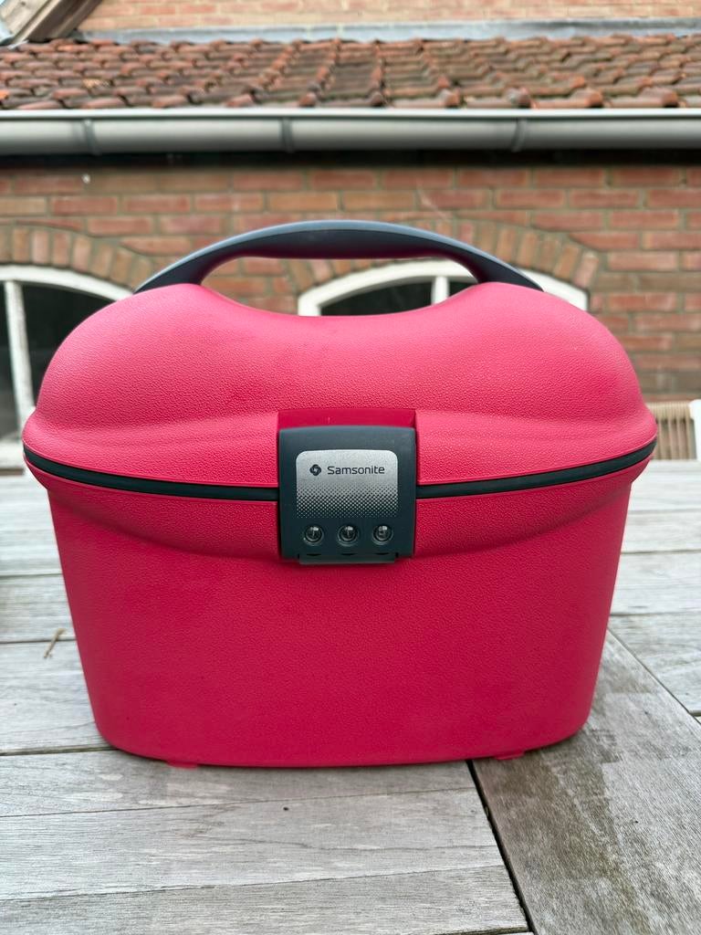 Samsonite Royal Beautycase, Gebruikt, Ophalen of Verzenden, Roze, Met slot