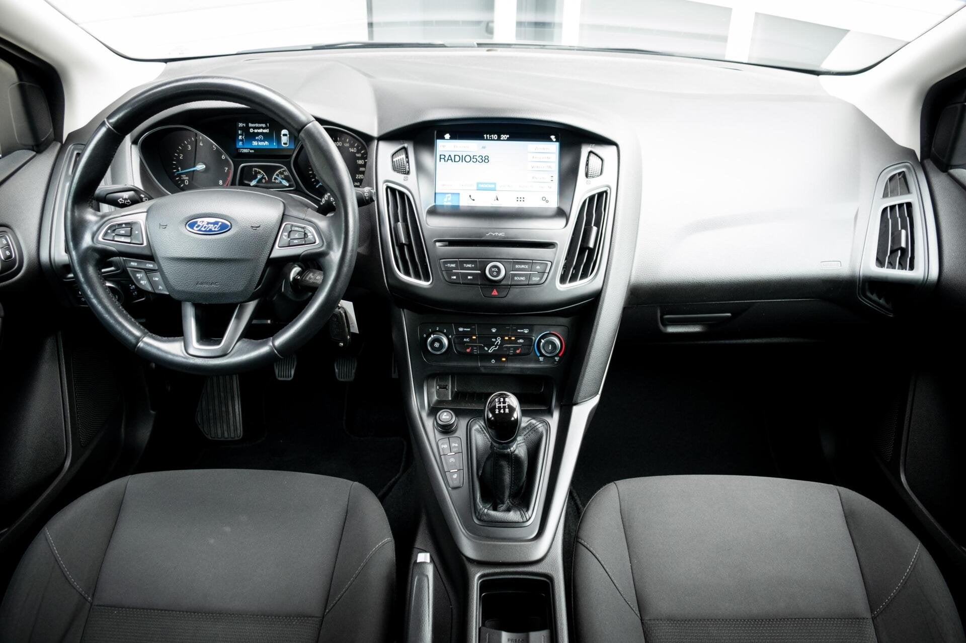 Ford Focus Wagon 1.0 EcoBoost|1e EIGENAAR|STOEL-STUUR-VOORRU, Auto's, 101 pk, Gebruikt, Met garantie (alle), Origineel Nederlands