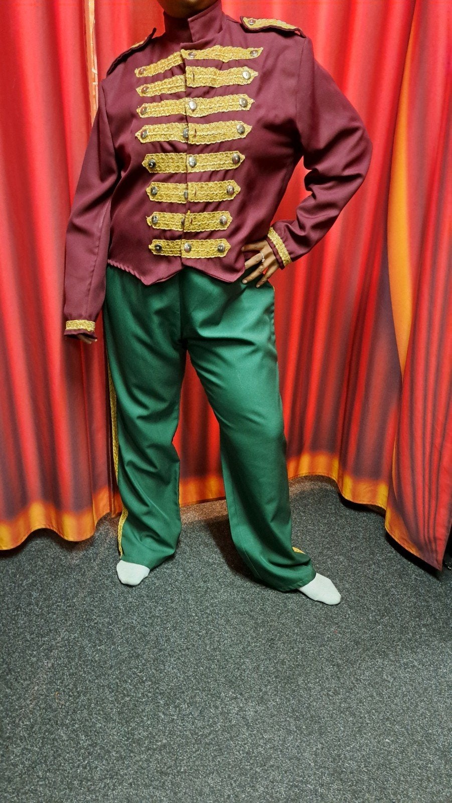 Picollo pak bordeaux/groen maat L en M, Ophalen