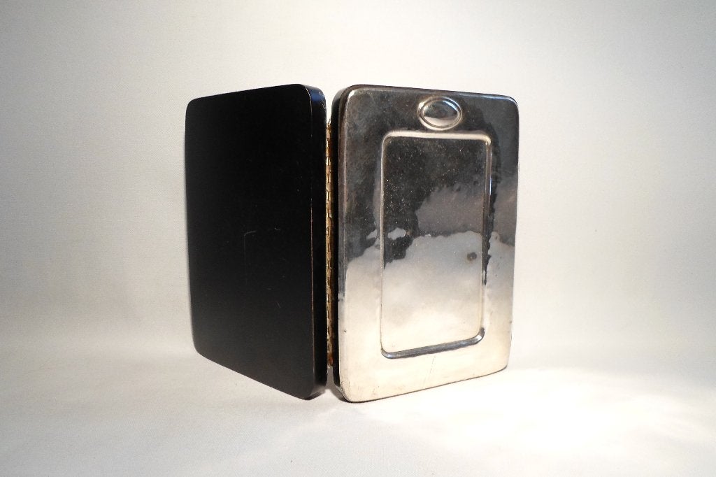 Antieke Memohouder Zilver Art Deco, Ophalen of Verzenden, Zilver