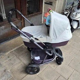 Easywalker Combiwagen met reiswieg en adapters, Gebruikt, Met autostoeltje, Combiwagen, Ophalen