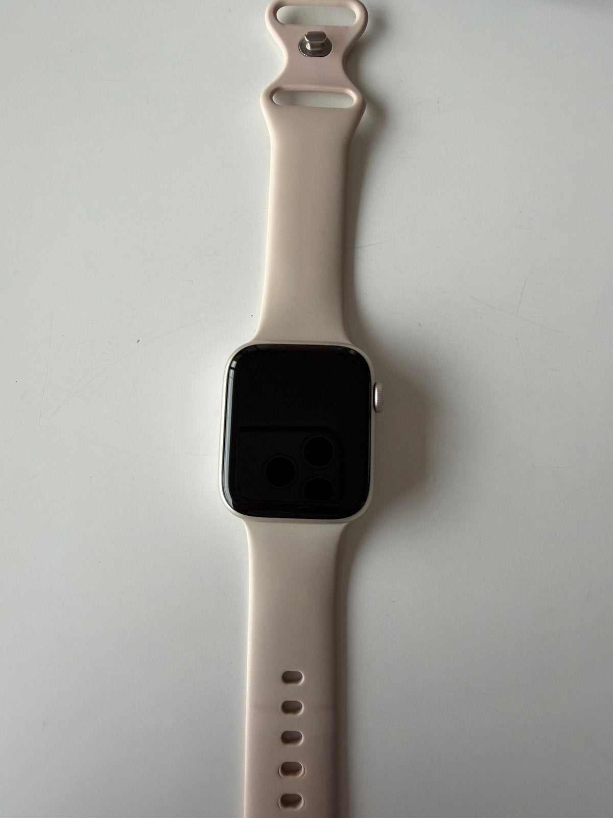 Apple watch SE 2022 starlight, Ophalen, Gebruikt, Zilver, IOS