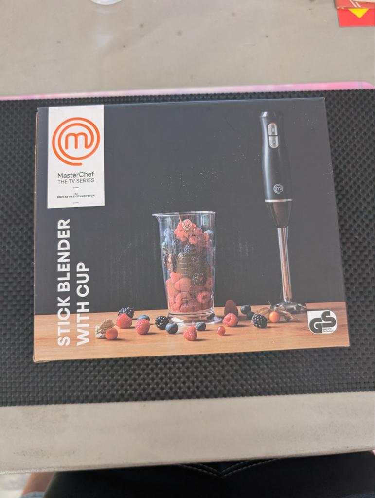 MasterChef Staafmixer met maatbeker - Nieuw in doos, Ophalen of Verzenden, Nieuw, Blender