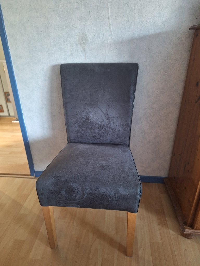 Eetkamer stoelen, Ophalen, Gebruikt, Drie, Grijs