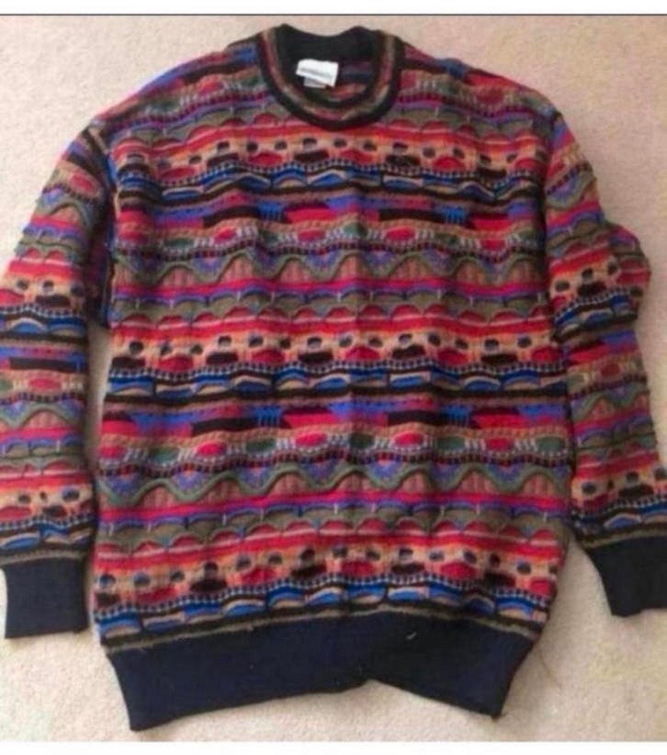 Purely australian clothing Wol Wollen trui pullover sweater, Meerkleurig, Maat 42/44 (L), Ophalen of Verzenden, Zo goed als nieuw