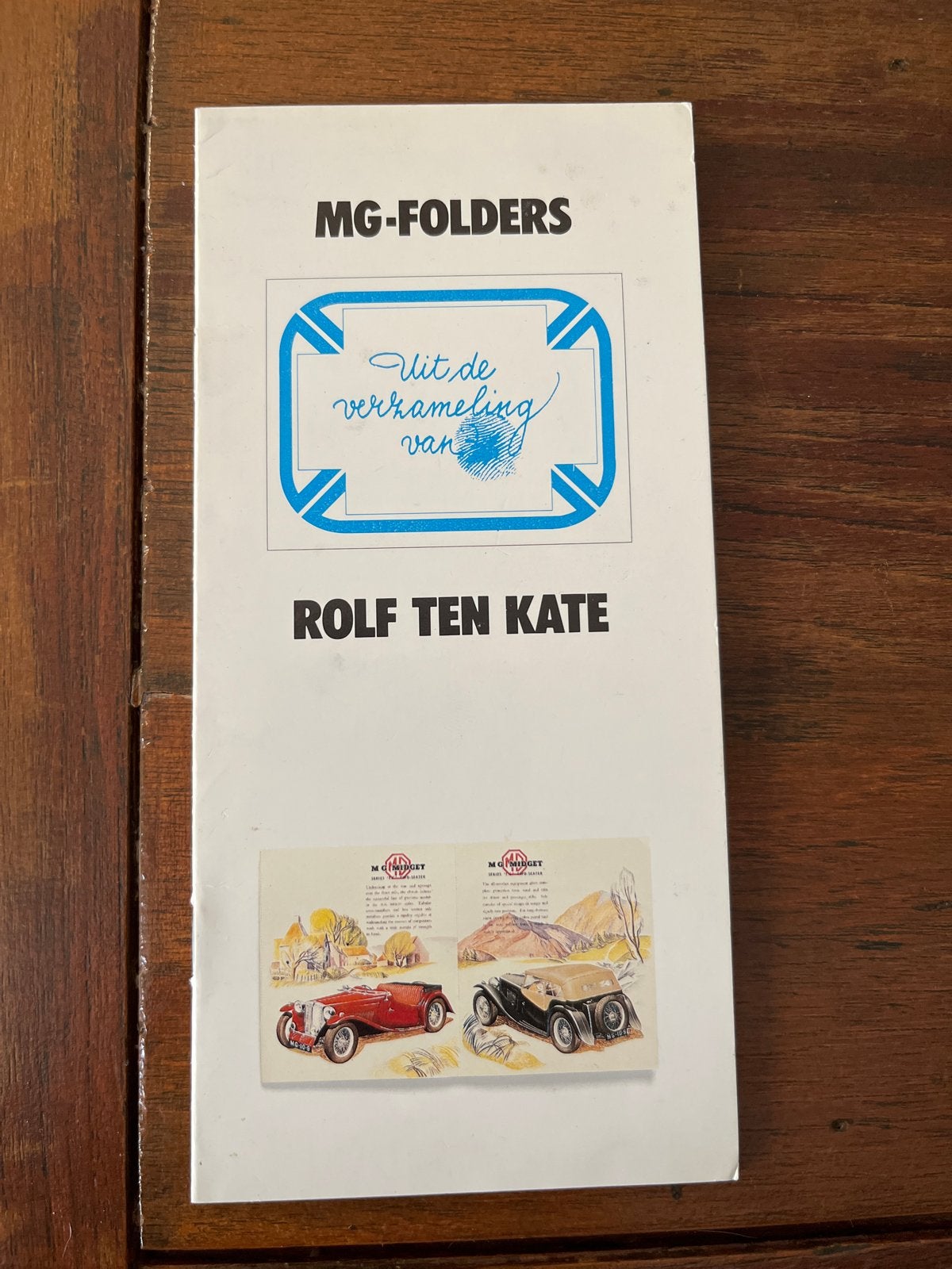 MG-Folders Deel 3/1982 - Uit de verzameling van Rolf ten Kat, Ophalen of Verzenden, Gelezen, Overige merken