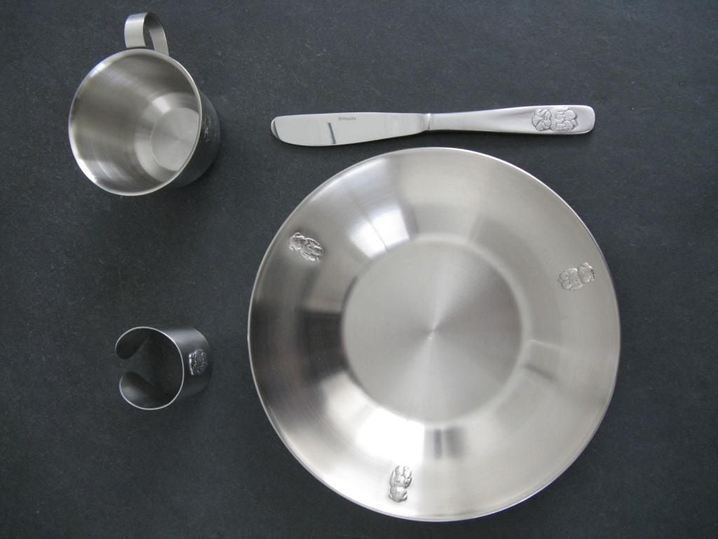 Verzilverd KinderServies (Amefa), NIEUW!!! (0222), Ophalen of Verzenden, Nieuw, Overige typen