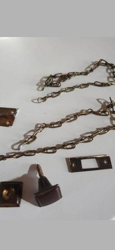 Antiek hang en sluitwerk antiek theekastje begin 1900 €15, Antiek en Kunst, Ophalen of Verzenden