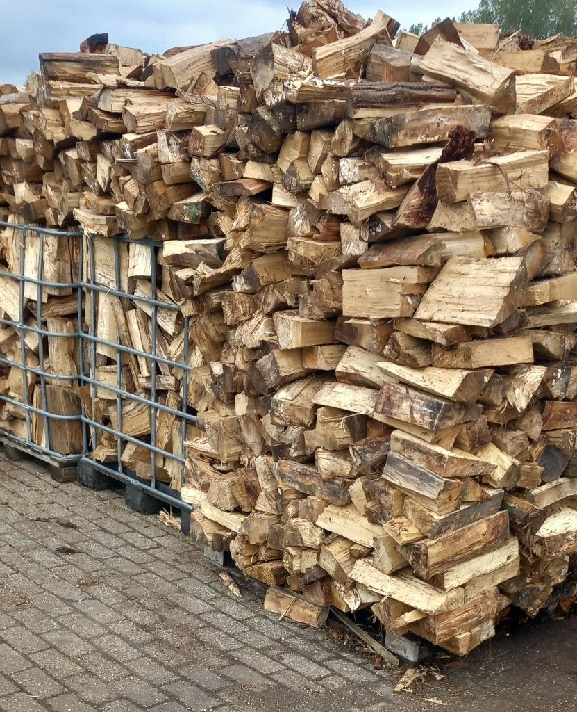 haardhout, 6 m³ of meer, Ophalen, Stammen