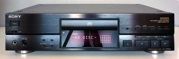 Sony CD Speler X202ES incl. Afstandbediening, Verzenden, Zo goed als nieuw, Sony